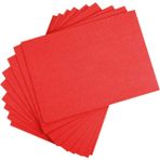 Tifoys ( 18 Adet ) Renkli Mukavva 50X70 cm Sert Renkli Mukavva Karton 1.0 mm Okul Öncesi Anasınıfı Kreş - Kırmızı