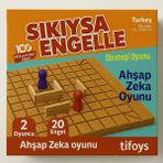 Tifoys Sıkıysa Engelle Strateji Oyunu – Ahşap Zeka Oyunu – 2 Kişilik Taktik Oyunu - 9