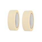 tify 2 Adet Maskeleme Bandı Boya Bandı 36mm X 25m Kağıt Bant