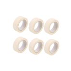 Tify 6 Adet Maskeleme Bandı Boya Bandı 24MM x 25M kağıt Bant