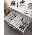 tify Çekmece Içi Kaşıklık Ve Bıçaklık Düzenleyici Beyaz, 74x48 Yandan Ve Boydan 4Cm Kesilebilir