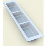 tify Mutfak Çekmece Içi Kaşıklık, Beyaz Üç Bölmeli Modül 11Cm X 48Cm