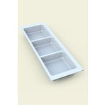 tify Mutfak Çekmece Içi Kaşıklık, Beyaz Üç Bölmeli Modül 16Cm X 48Cm