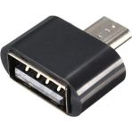 Tigdes Micro USB To USB Android Otg Çevirici Dönüştürücü Adaptör - Siyah
