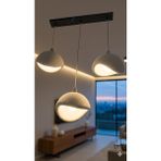 Tigea Accessories Beton Görünümlü 3D Pla Plastik Iskandinav Tarz Salon/cafe Sarkıt Avize - Beyaz