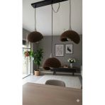 Tıgea Accessories Beton Görünümlü 3D Pla Plastik İskandinav Tarz Salon/Cafe Sarkıt Avize