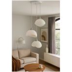 Tıgea Accessories Beton Görünümlü İskandinav Tarzı Salon/Oturma Odası Plastik Avize