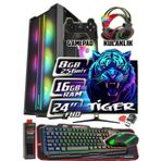 TİGER 8GB Ekran Kartı Rx580 DDR5 Xeon X5650 16gb Ram 256gb Ssd 250gb Hdd 24" Monitör Gaming Takım Bilgisayar