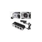 Tiger Marketing 3 Çıkışlı 12/24 Volt USB Oto Çakmaklık Çoğaltıcı, 60W, Siyah