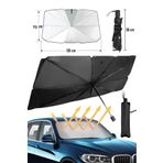 Tiger Marketing Araba Ön Cam Güneşlik Katlanabilir Güneşlik Şemsiye Büyük Boy 75 Cm X 135 Cm