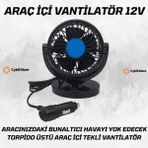 Tiger Marketing Tekli Vantilatör Torpido Üstü 12 Volt