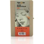 Tigertint A5 90 gr 80 Yaprak Bej Sert Kapak Eskiz Defteri