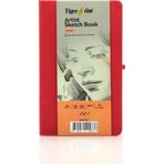 Tigertint A5 90 gr 80 Yaprak Sert Kapak Kırmızı Eskiz Defteri