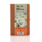 Tigertint Sert Kapaklı Artist Eskiz Defteri, A5, 90 gr, 80 Yaprak, 160 Sayfa, Kahverengi, Asitsiz Kağıt