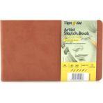 Tigertint Sketch Book Sert Kapaklı Eskiz Defteri 140 gr Yatay A5 80 Yp Taba - Ivory