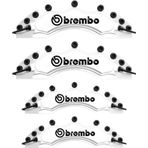 Tiggo Uyumlu Brembo Beyaz Kaliper Kapağı 4 Parça Ön Arka Set