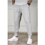 Tight Lady Erkek Gri Paçası Manşetli Slim Fit Sweatpant / Eşofman Altı