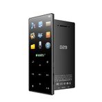 Tignapoo D29 BT MP3 Taşınabilir Müzik Video Oynatıcı Kayıpsız Ses Müzik Çalar 1.8-inç Hoparlörlü TFT Ekran FM Radyo Kayıt Stereo FM Otomatik Radyo MP3 3.5mm Ses Girişi Dahili 8G Bellek
