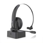 Tignapoo OY631 Tek Kulak Kulaklık Cep Telefonları PC Tablet için Mikrofon Gürültü Önleyici Başa takılan Kulaklık ile Bluetooth Kulaklık