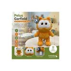 TIGOES Garfield Oyuncak Peluş 25 cm Sevimli Figürlü Yumuşak Uyku Arkadaşı Hediyelik Nakışlı Kedi Peluş