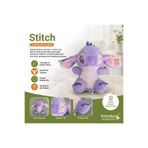 TIGOES Mor Stitch Peluş Oyuncak 25 cm Ikonik Karakter Tasarımlı Yumuşak Uyku Arkadaşı