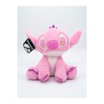TIGOES Pembe Angel Peluş Oyuncak 25 cm Stitch'in Tatlı Aşkı
