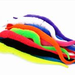 Tigofly 11 Renk Sinek Bağlama Mangum Ejderha Kuyrukları Yılan Wiggle Kuyruk Pike Steelhead Tuzlu Su Baitfish Fly Şönil Malzemeleri