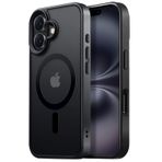 Tigowos iPhone 16 Plus için Güçlü Manyetik Kılıf MagSafe 16FT Düşmeye Dayanıklı Sararmaya Karşı Arka Kapak ShockPlusof iPhone 16 Plus Telefon Kılıfı 6,7 inç için Dar Kesim, Titanyum Siyah