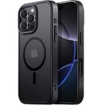Tigowos iPhone 16 Pro için Güçlü Manyetik Kılıf MagSafe 16 FT Düşmeye Dayanıklı Mat Cilt Hisseden Arka Kapak Darbeye Dayanıklı İnce Fit iPhone 16 Pro Telefon Kılıfı 6,3 inç, Siyah Titanyum