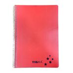 Tigra P.P Kapak 96 Yaprak A4 Kareli Td 096 Kırmızı Spiralli Defter