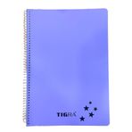 Tigra P.P Kapak 96 Yaprak A4 Kareli Td 096 Lila Spiralli Defter