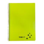 Tigra P.P Kapak 96 Yaprak A4 Kareli Td 096 Sarı Spiralli Defter