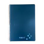 Tigra P.P Kapak 96 Yaprak A4 Kareli Td 096 Siyah Spiralli Defter