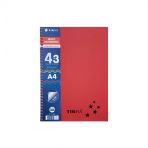 Tigra Seperatorlu Spiralli A4 Defter 175 Yaprak 4 Kareli 3 Cizgili