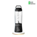 TIGRECOOK Blender Kişisel Taşınabilir Kablosuz Mikser ve Smoothie Makinesi, Güçlü, Şarj Edilebilir, 350 ML (Siyah)