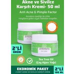 Tije Botanical İkili Ekonomik Akne Ve Sivilce Karşıtı Krem - 50 Ml - Anti Acne & Pimple Factor