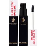 Tikatti S&s Matte Fırçalı Ruj Siyah 5 ml Dolgunlaştırıcı Etki ile Süper Mat Form