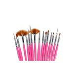 Tikatti Tırnak Desen Fırçası 15 Li Pembe
