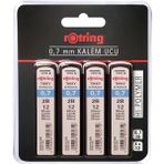 Tikky Hi-Polymer Mekanik Kurşun Kalem Ucu, 0,7mm, 2b, 4'lü Blister