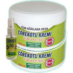 Tiklad Çörek Otu Kremi 2 Adet 200 ml Yeşil Kavanoz + 30 ml Çörek Otu Yağı - Gizli