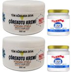 Tiklad Çörek Otu Kremi White Box 2 Adet 200 ml + 2 Adet Snow Kitten 50 ml Menthol Balm / Seti - 2ye2