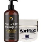 Tiklad Variflex Masaj Yağı Anti-Cellulite Massage Oil 240 ml Masaj Yağı + Kremi 150 ml - Paket