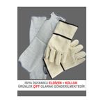 tikpaket 1000 derece ısıya dayanıklı kevlar eldiven ve ısıya dayanıklı kolluk