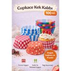 Tilbe Home 100'lü Muffin Kek Kapsülü Mini Muffin Kağıdı Cupcake Browni Kek Kalıbı Renkli Yapışmaz