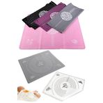 Tilbe Home Silikon Hamur Matı Hamur Açma Pasta Fırın Altlığı Matı Ölçülü Hamur Yoğurma Renkli Büyük Boy 65X45