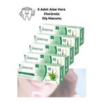 Tilda BSC. & Home 5 Adet Florürsüz Aloe Vera Özlü Diş Macunu 90 gr 1 Adet / Toothpaste