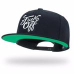 tilgomedal Erkekler için Snapback Şapkalar Kafatası Nakış Ayarlanabilir Katı Düz Bill Şapka Unisex Beyzbol Şapkaları, Bkfunkoff, L-XL