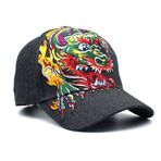 tilgomedal Erkekler Kadınlar için Snapback Şapka Moda Baba Beyzbol Şapkası, Ejderha, L-XL