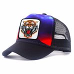 tilgomedal Unisex Hayvan Çiftliği Kamyon Şoförü Örgü Şapkalar Erkekler ve Kadınlar için Snapback Caps Kırmızı, Kırmızı, L-XL