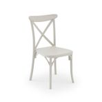 Tilia Capri Polipropilen Sandalye - Bahçe, Balkon, Teras, Veranda, İç ve Dış Mekan, Kafe, Restoran için (Bej)